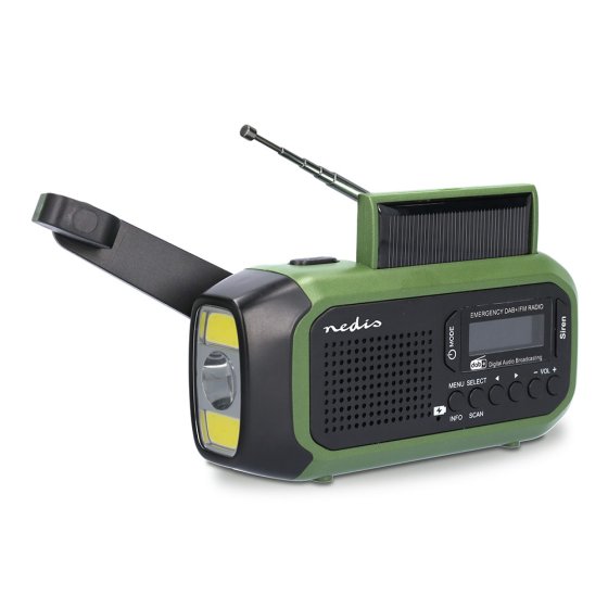 DAB+-Kurbel-und Solarradio 