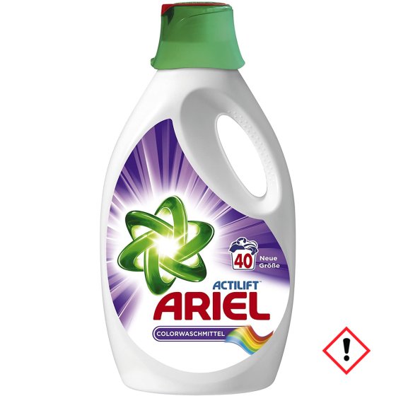 Ariel Flüssigwaschmittel Colour und Style 2600ml 3 x 40 Waschladungen 