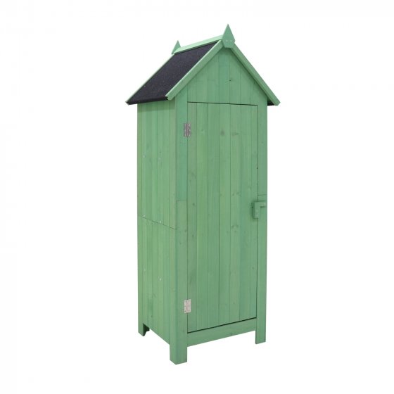 Gartengeräteschrank aus Holz Praktischer Stauraum für Garten und Terrasse 