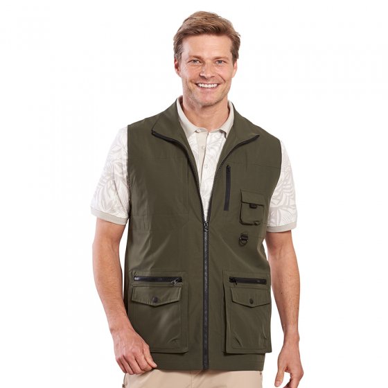 Outdoor-Weste, oliv XXL | Olive