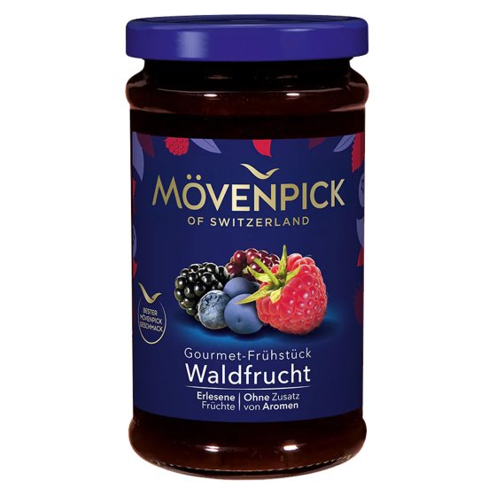 Mövenpick Waldfrucht Gourmet Frühstück Fruchtaufstrich aromatisch 250g 