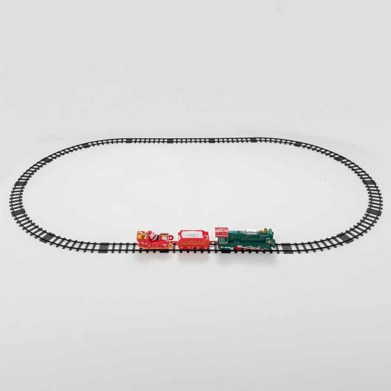 Elektronischer Weihnachtsexpress mit Rauch 