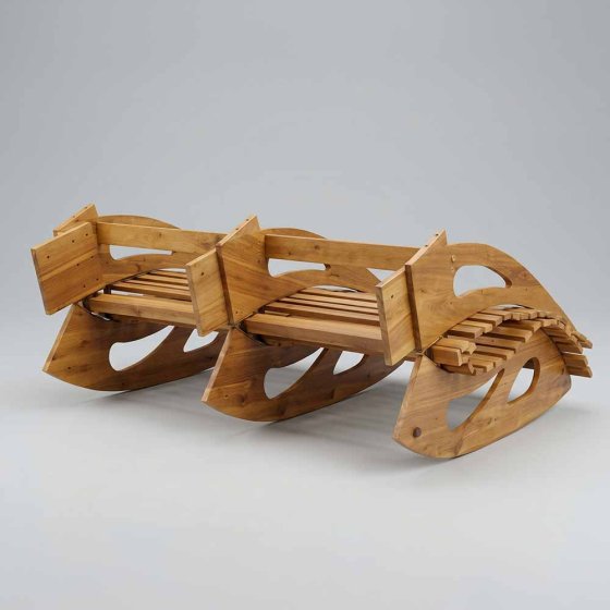 Doppelschwungliege Akazie 