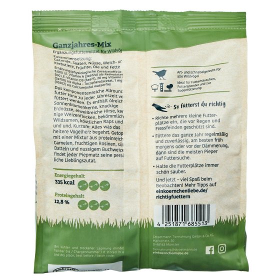 Vogelfutter Protein-Mix 750g 