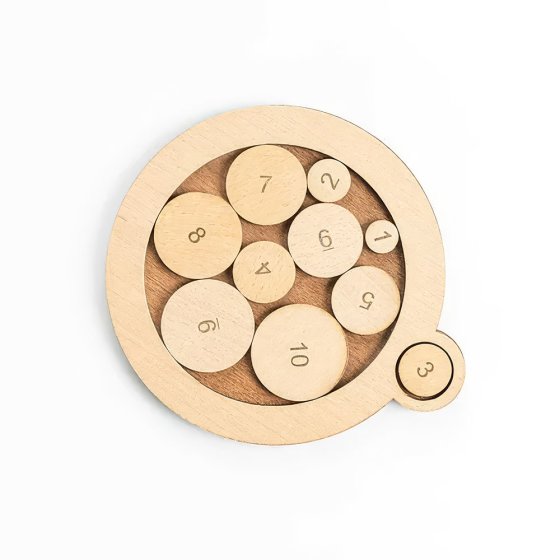 Scheiben-Knobelspiel „Zahlenkreis“ 
