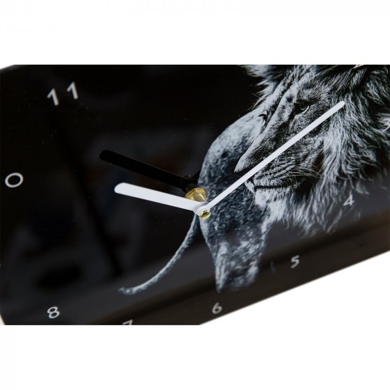 Wanduhr Löwe