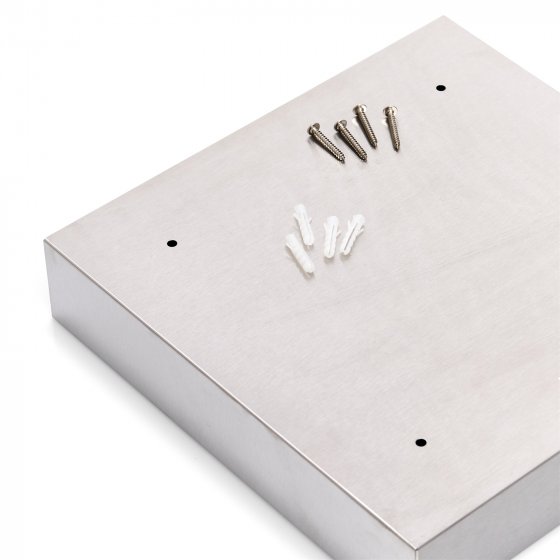 Schlüsselkasten Edelstahl mit Glastür 