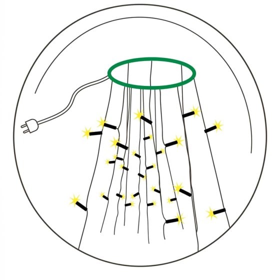 Baumlichterkette 