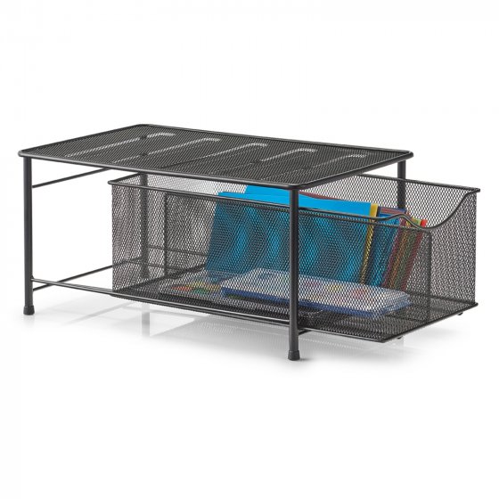 Schreibtisch Organizer Mesh Schwarz 