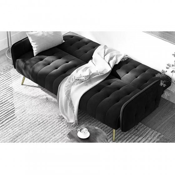 Sofa mit Knopfsteppung