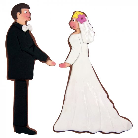 Ausstechform Bräutigam Hochzeit 