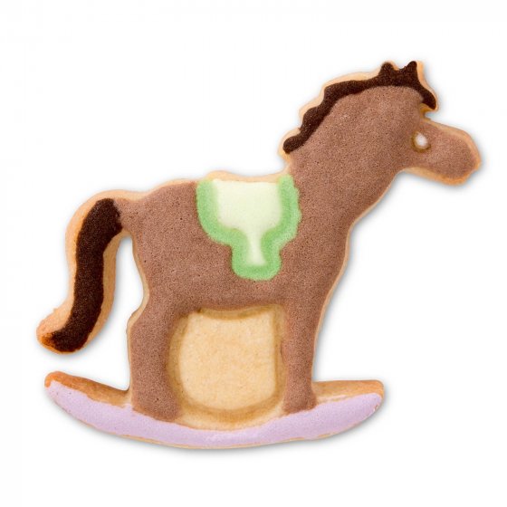 Ausstechform Schaukelpferd Geburt 