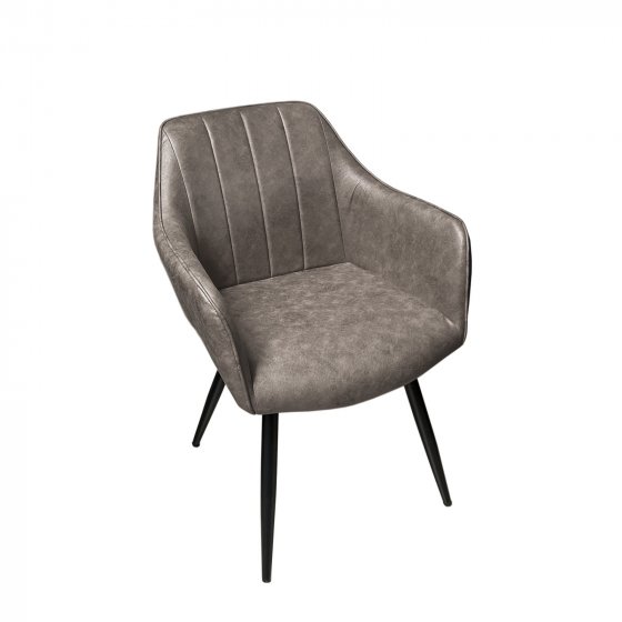 Stuhl Retro Anthrazit 2 Stück 