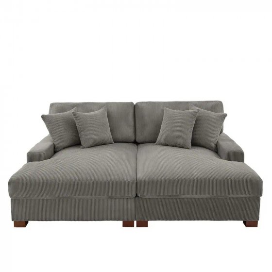 Big Sofa Grau Couch Justus