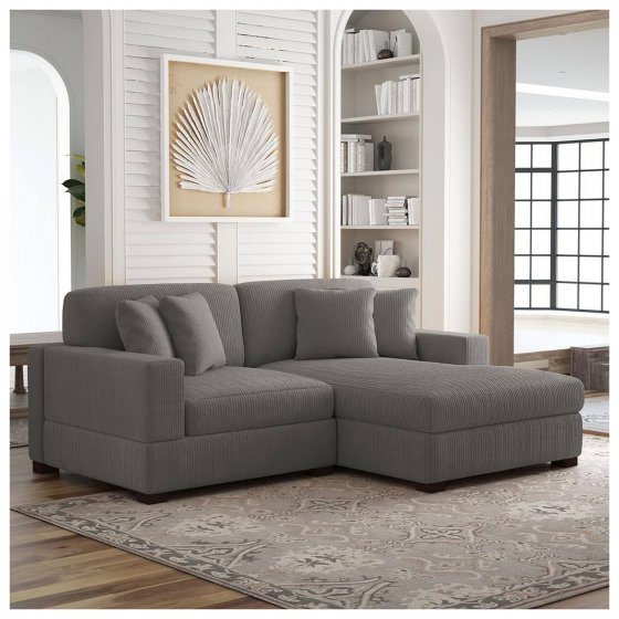 Ecksofa mit Ottomane Rechts Xenia