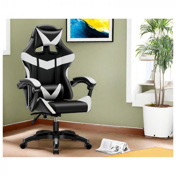 Bürostuhl Schwarz/Weiß Krit Power
