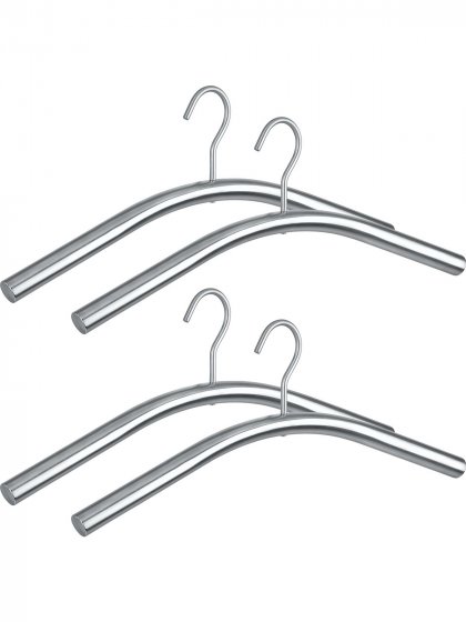 Kleiderbügel Mod. Dry 4er Set Edelstahl, rostfrei