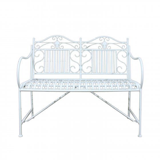 Gartenbank Creme Metallbank Celia