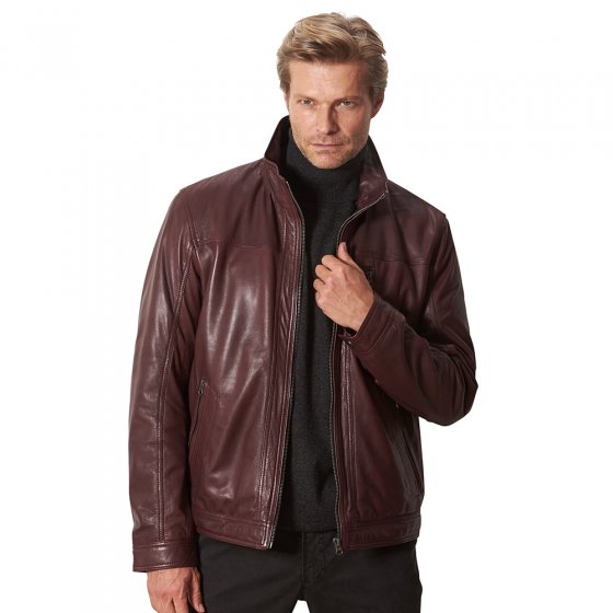 Lammnappa Jacke, bordeaux 50 | Bordeaux