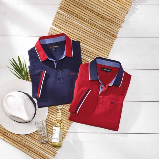 Piqué-Poloshirt 3XL (64/66) | Rot