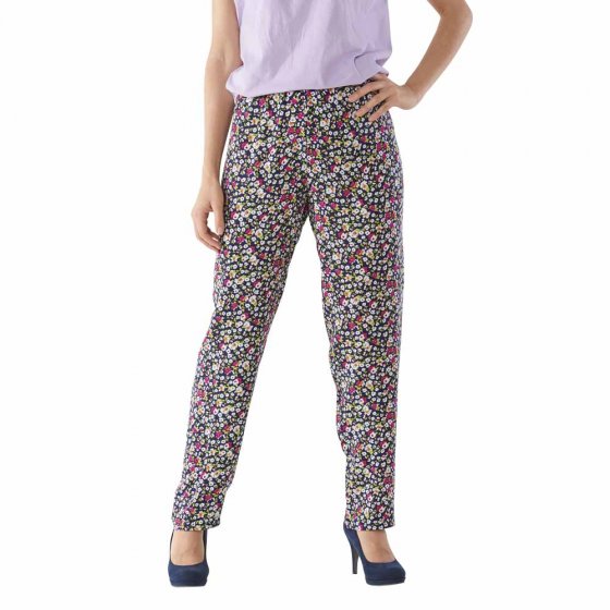 Damen-Blumenhose 