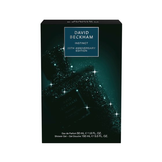 David Beckham Instinct 20th Anniversary EDT 50ml Showergel 150ml 