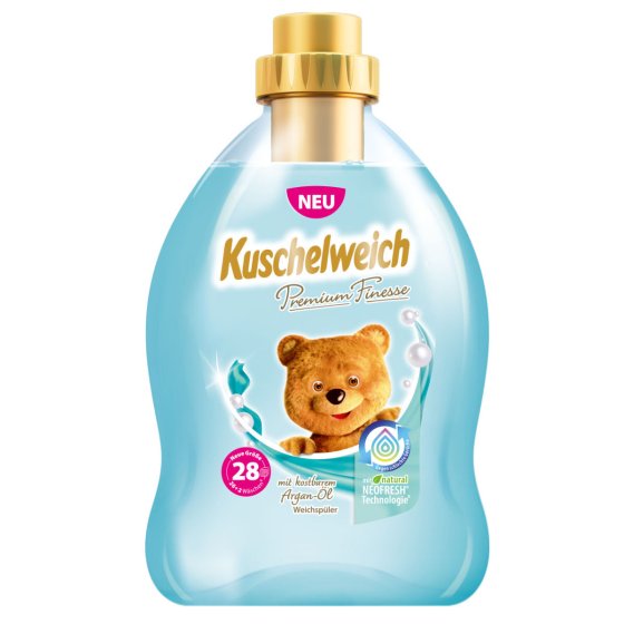 Kuschelweich Premium Weichspüler Finesse mit Argan Öl 28 WL 750ml 