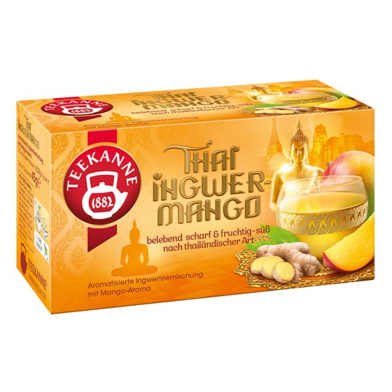 Teekanne Thai Ingwer Mango Ingwerteemischung mit Mango Aroma 45g 