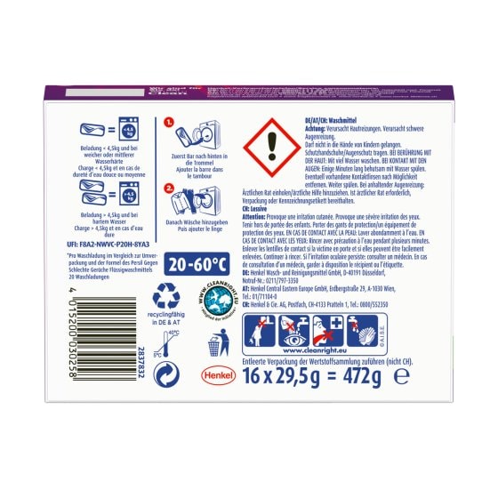 Persil Color Power Bars 16WL 16 Stück 