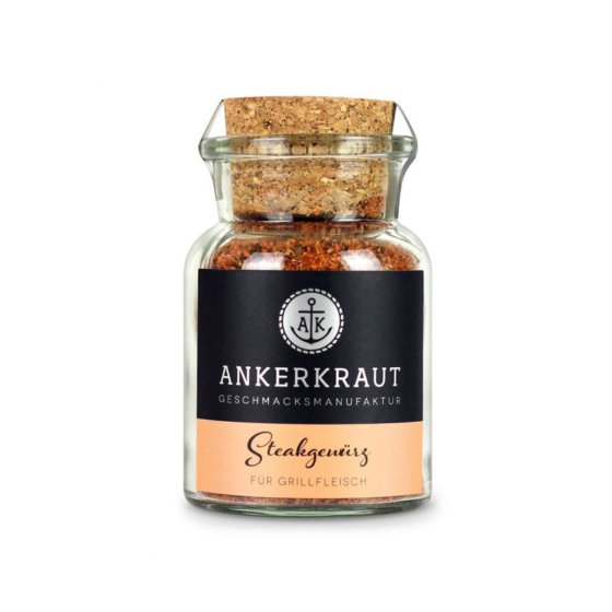 Ankerkraut Steak Gewürz pikante Gewürzmischung im Korkenglas 100g 