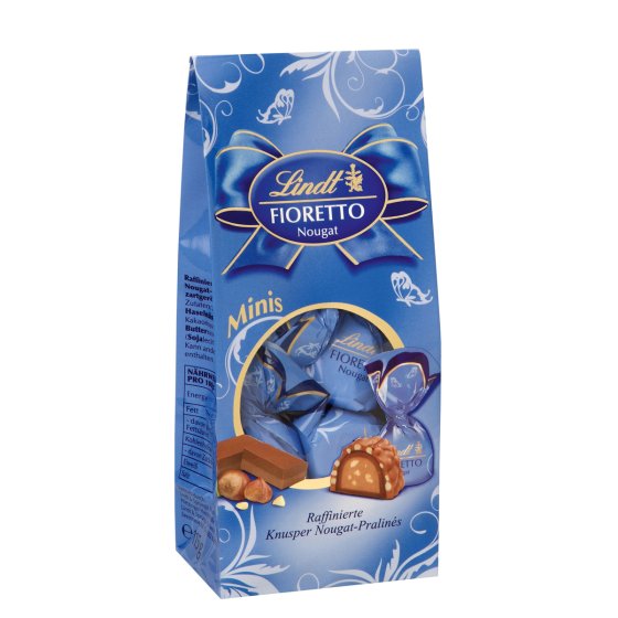Fioretto Minis Beutel zartem Nougat knackigen Haselnuss Stückchen 115g 