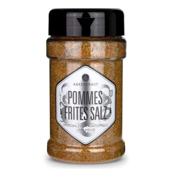 Ankerkraut Pommes Frites Salz Würzsalz für Kartoffeln und mehr 270g 
