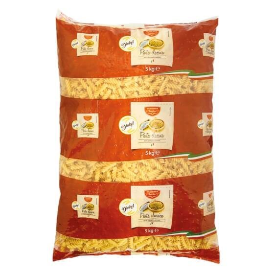 Mamma Lucia Dinkel Fussili Spiralen Pasta Classico Italia 5000g 