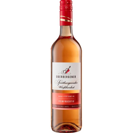 Oberbergener Spätburgunder Weißherbst Qualitätswein feinfruchtig 750ml 