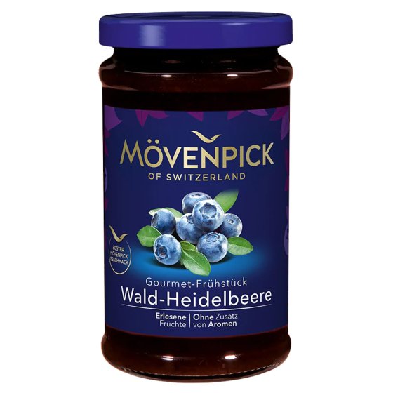 Mövenpick Waldheidelbeere Gourmet Frühstück Fruchtaufstrich 250g 