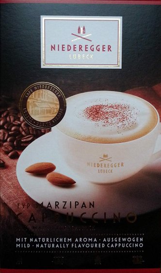 Niederegger Marzipan Geschmack Cappuccino 10 Portionsbeutel 220g 