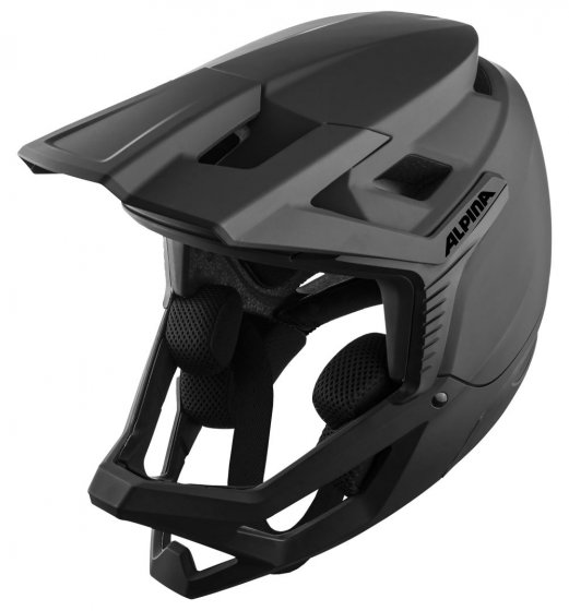 MTB-Fahrradhelm Roca, schwarz matt 