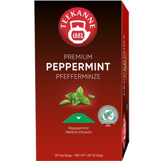 Teekanne Premium Pfefferminz Kräutertee naturbelassen erfrischend 45g 