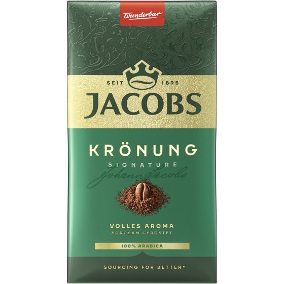 Jacobs Krönung Signature volles Aroma Filterkaffee 500g 10er Pack 
