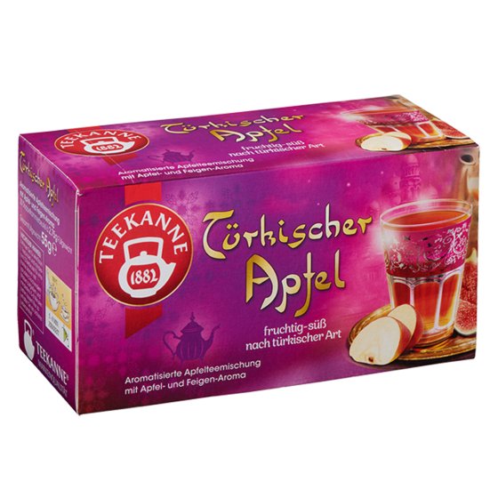 Teekanne Türkischer Apfel aromatisierender Apfel Feigengeschmack 55g 
