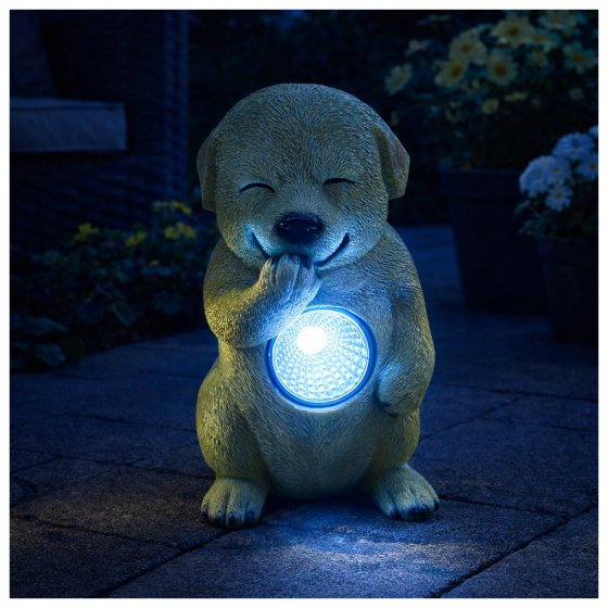 Solardekoleuchte Hund 
