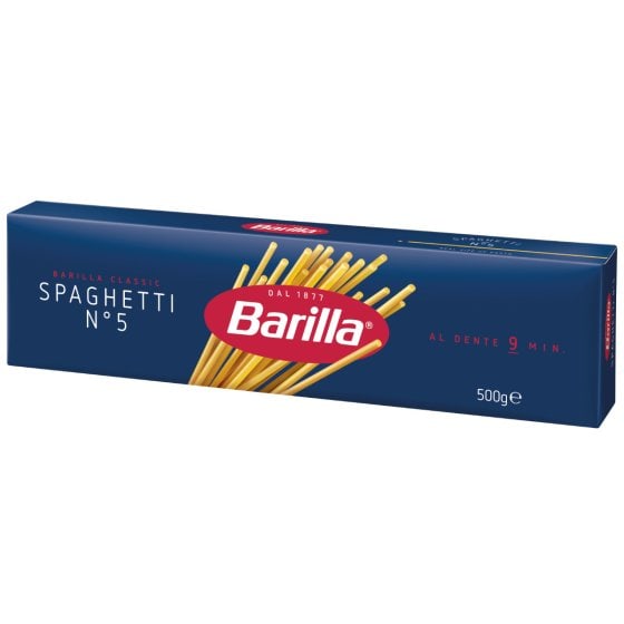 Barilla Spaghetti Nummer 5 Pasta aus Hartweizen 500g 3er Pack 