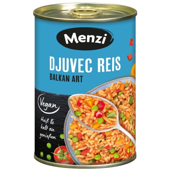 Menzi Djuvec Reis nach Balkan Art würzig leckeres Reisgericht 400g 