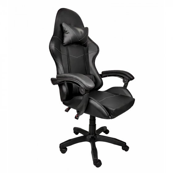 Gaming Stuhl Kunstleder Schwarz 