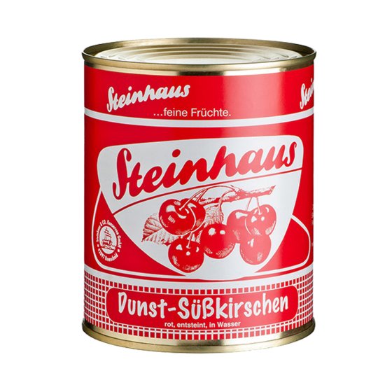 Steinhaus Dunst Süßkirschen fruchtige einsteinte Kirschen 850ml 
