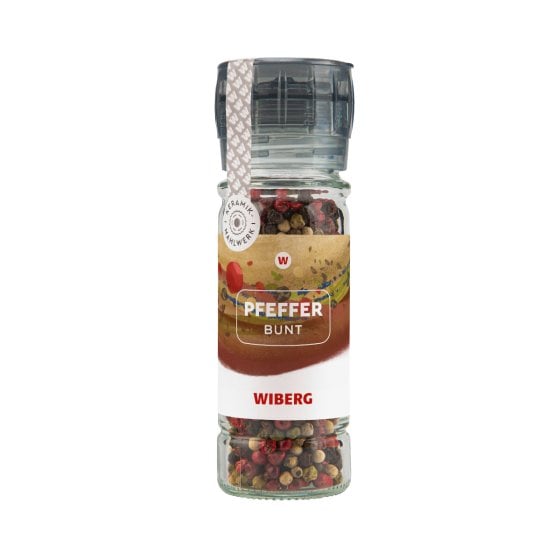 Wiberg Gewürzmühle Pfeffer bunt ganz aromatische Mischung 43g 