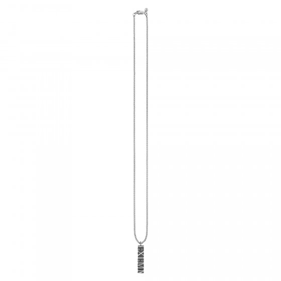 Anhänger mit Kette 925/- Sterling Silber matt Spinell 