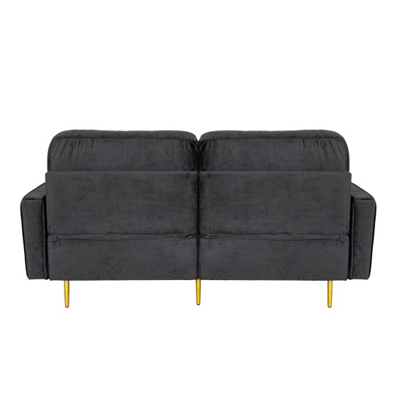 Sofa Sidonie Velvet Schwarz 