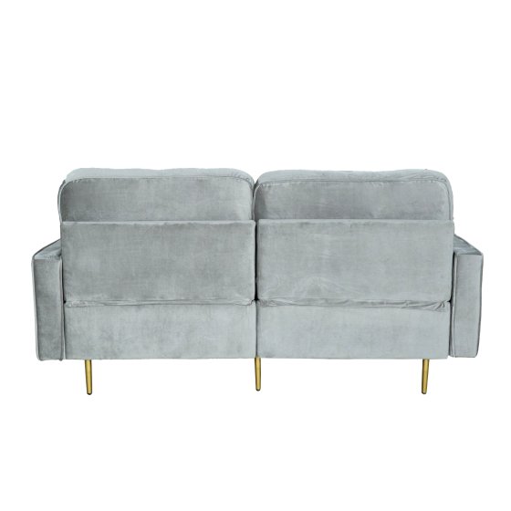 Sofa Sidonie Velvet Schwarz 
