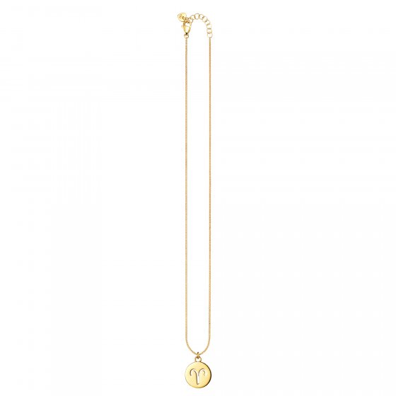 Halskette Widder Sternzeichen 925/- Sterling Silber vergoldet 